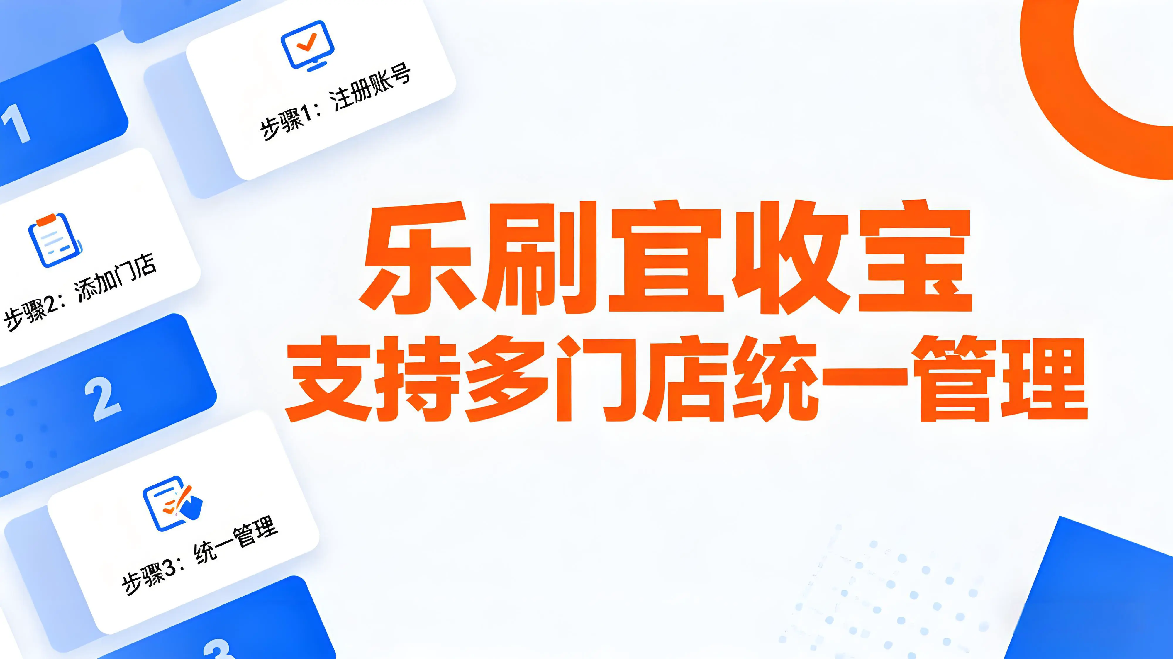 乐刷宜收宝是否支持多门店统一管理?如何操作后台?